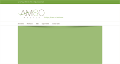 Desktop Screenshot of amsohealth.com