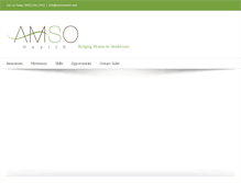 Tablet Screenshot of amsohealth.com